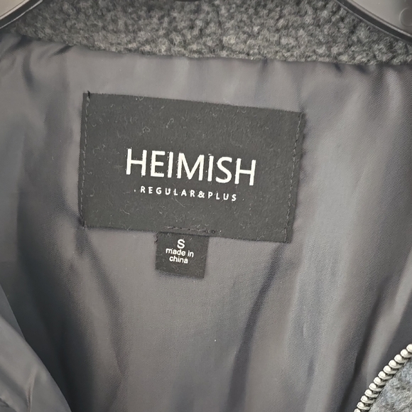 HEIMISH USA Gray and Black Zip Up Sweaters - Picture 2 of 7